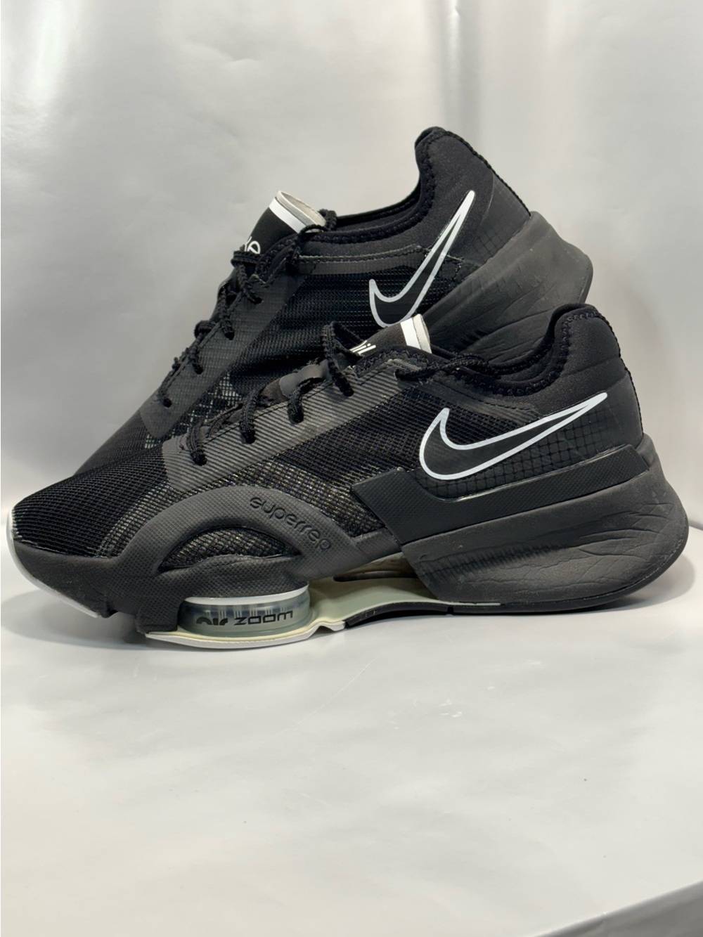 Nike Women's US Size 9 Air Zoom SuperRep HIIT Training Shoes Black DA9492-010
